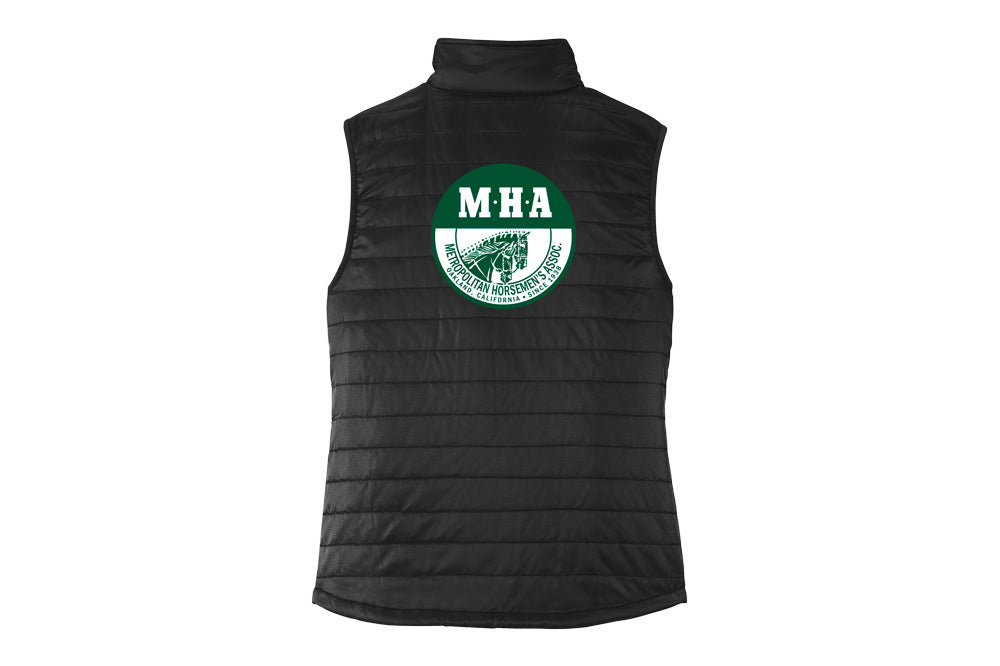 MHA Women's Port Authority® Packable Puffy Vest