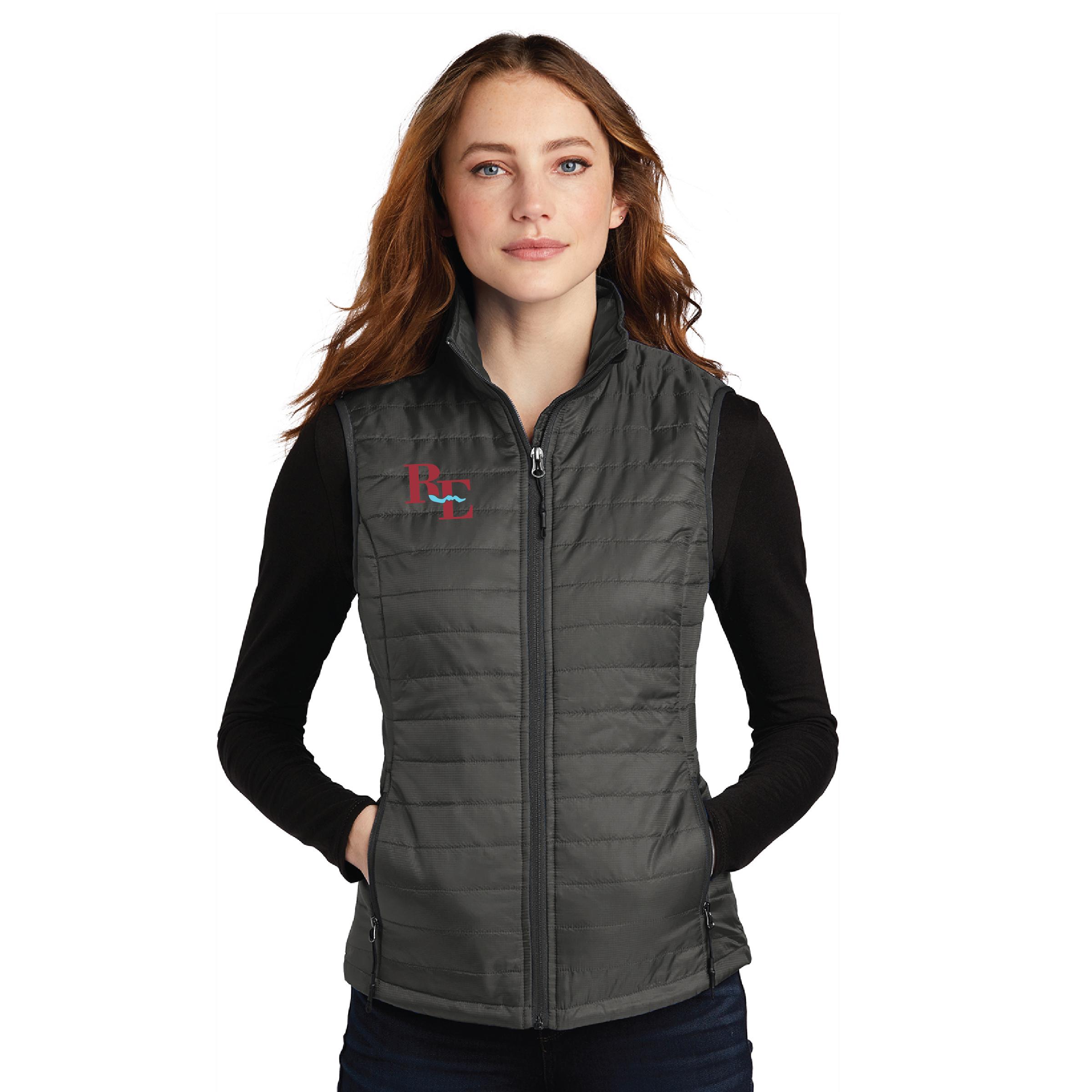 Riverbend Equestrian Women's Port Authority Packable Puffy Vest
