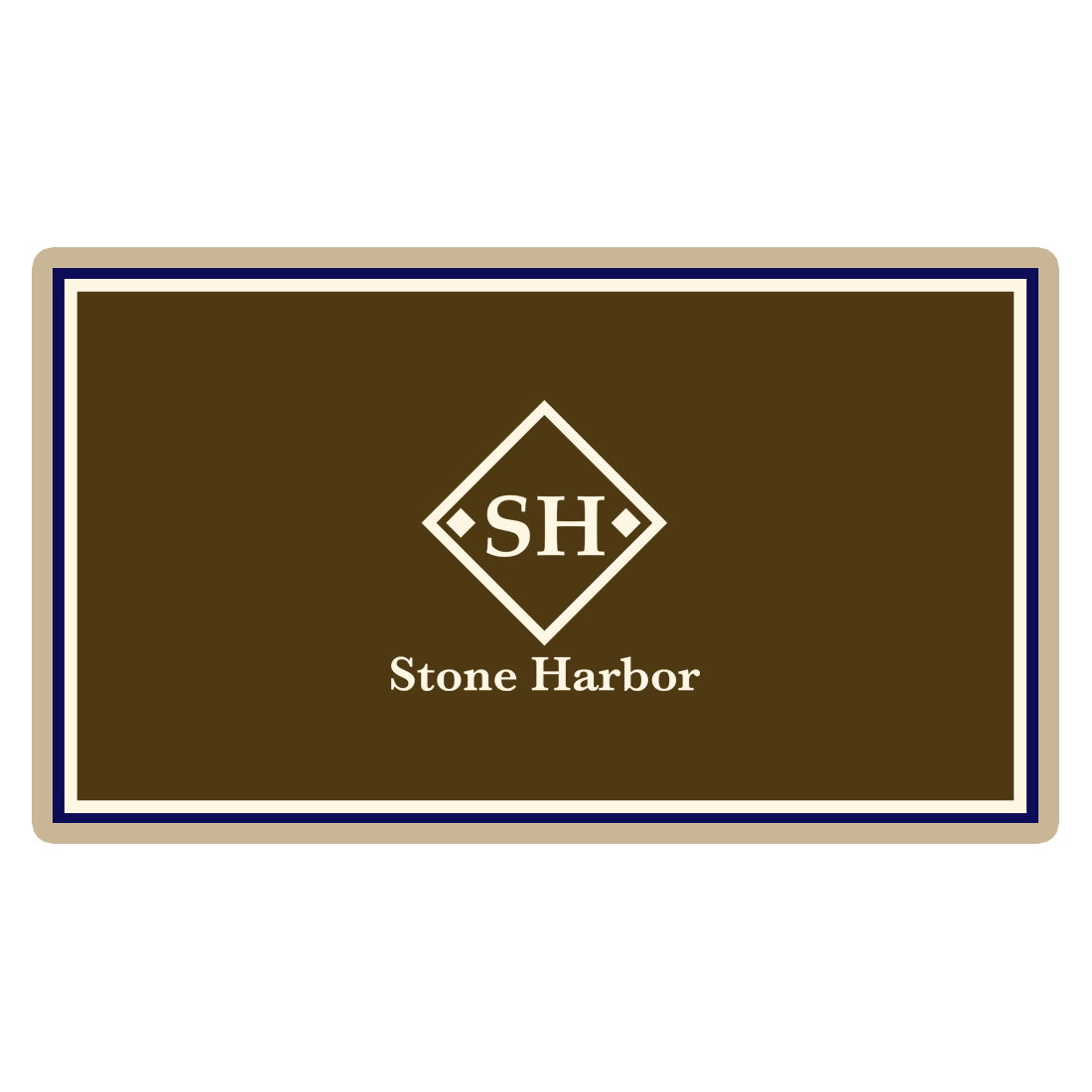 Stone Harbor Custom Stall Guard with Piping