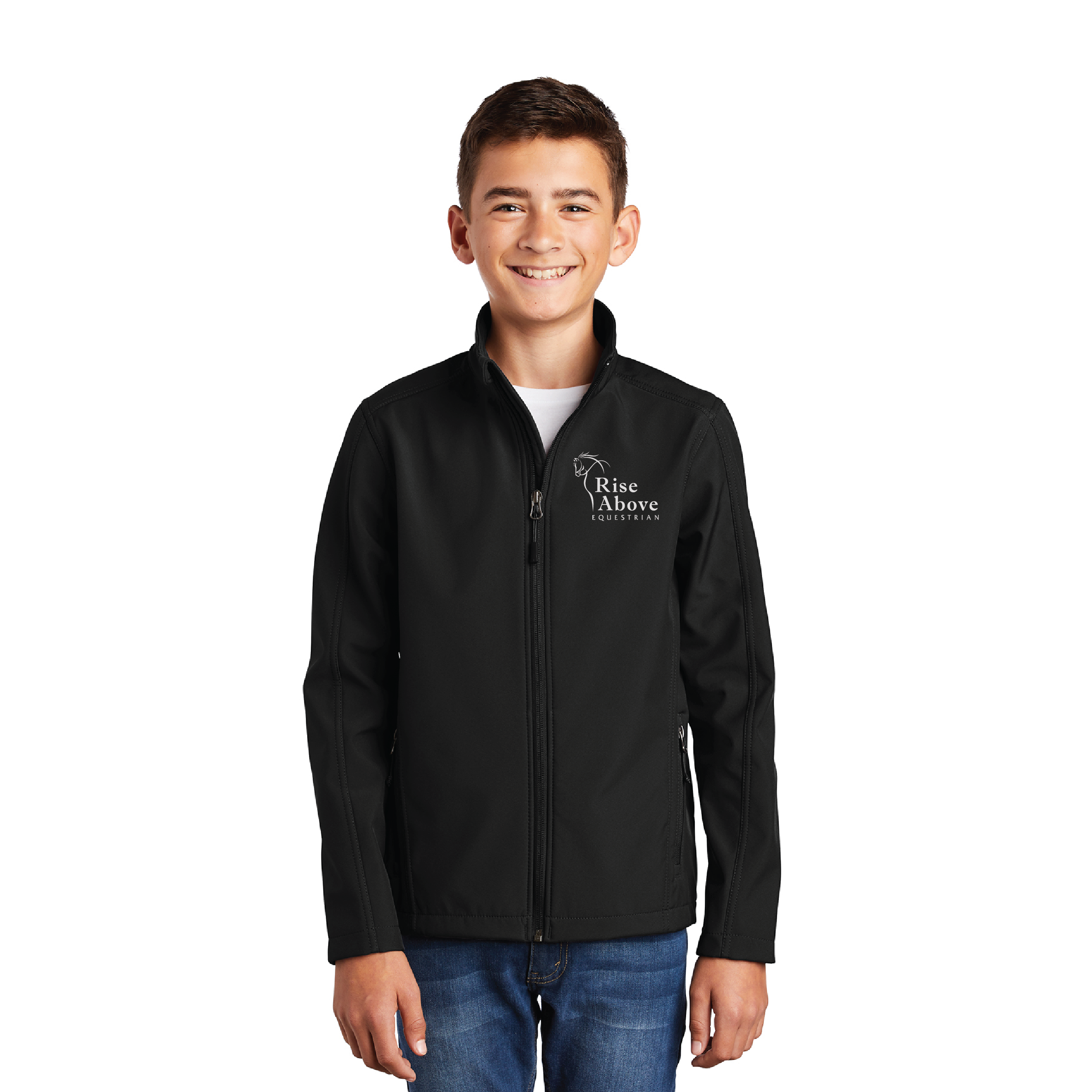 Rise Above Equestrian Youth Port Authority Core Soft Shell Jacket