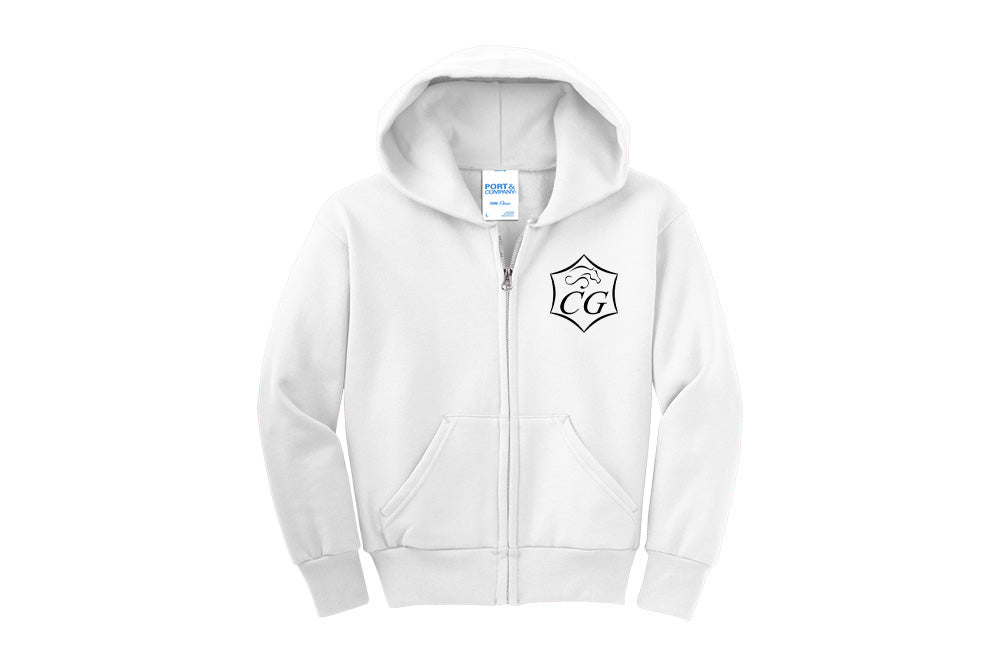 Clover Grove Youth Port & Company Core Fleece Full-Zip Hoodie