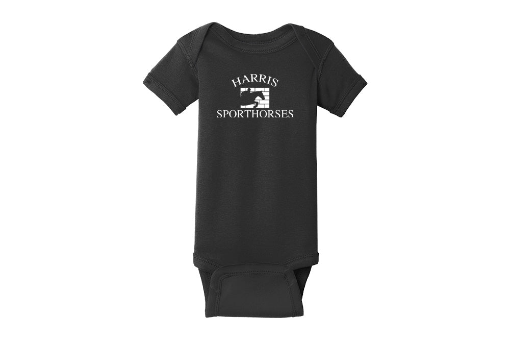 Harris Sporthorses Infant Short Sleeve Bodysuit