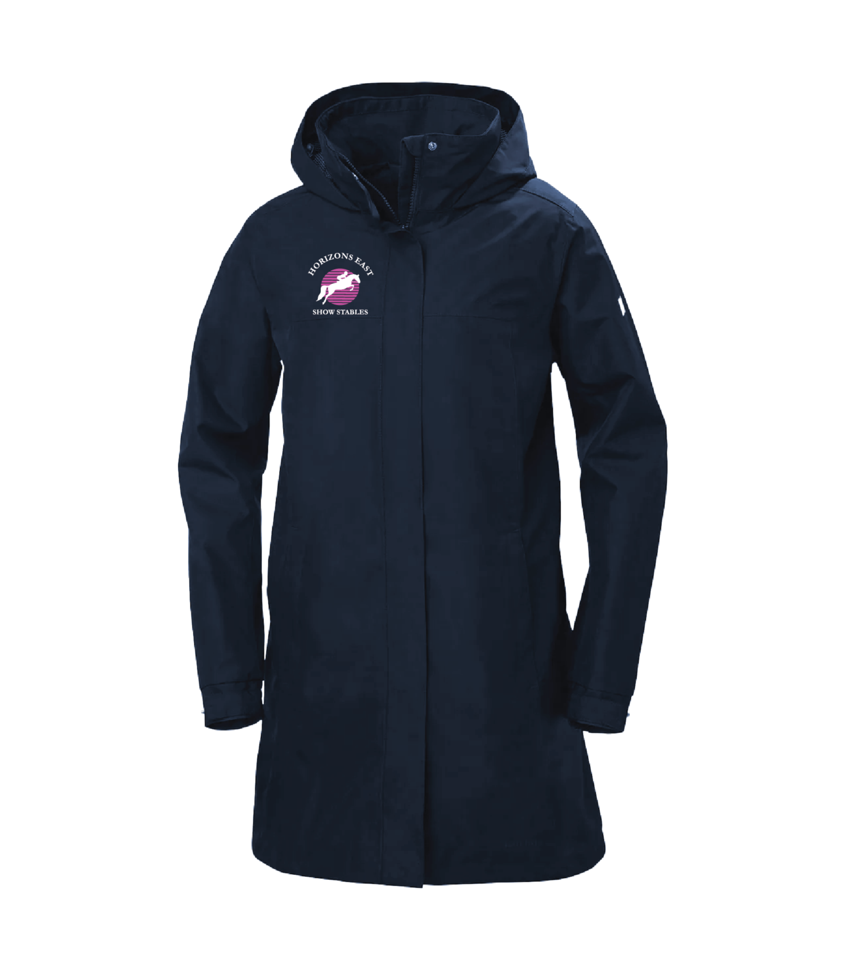 Horizons East Show Stables Women's Helly Hansen Long Aden Rain Jacket