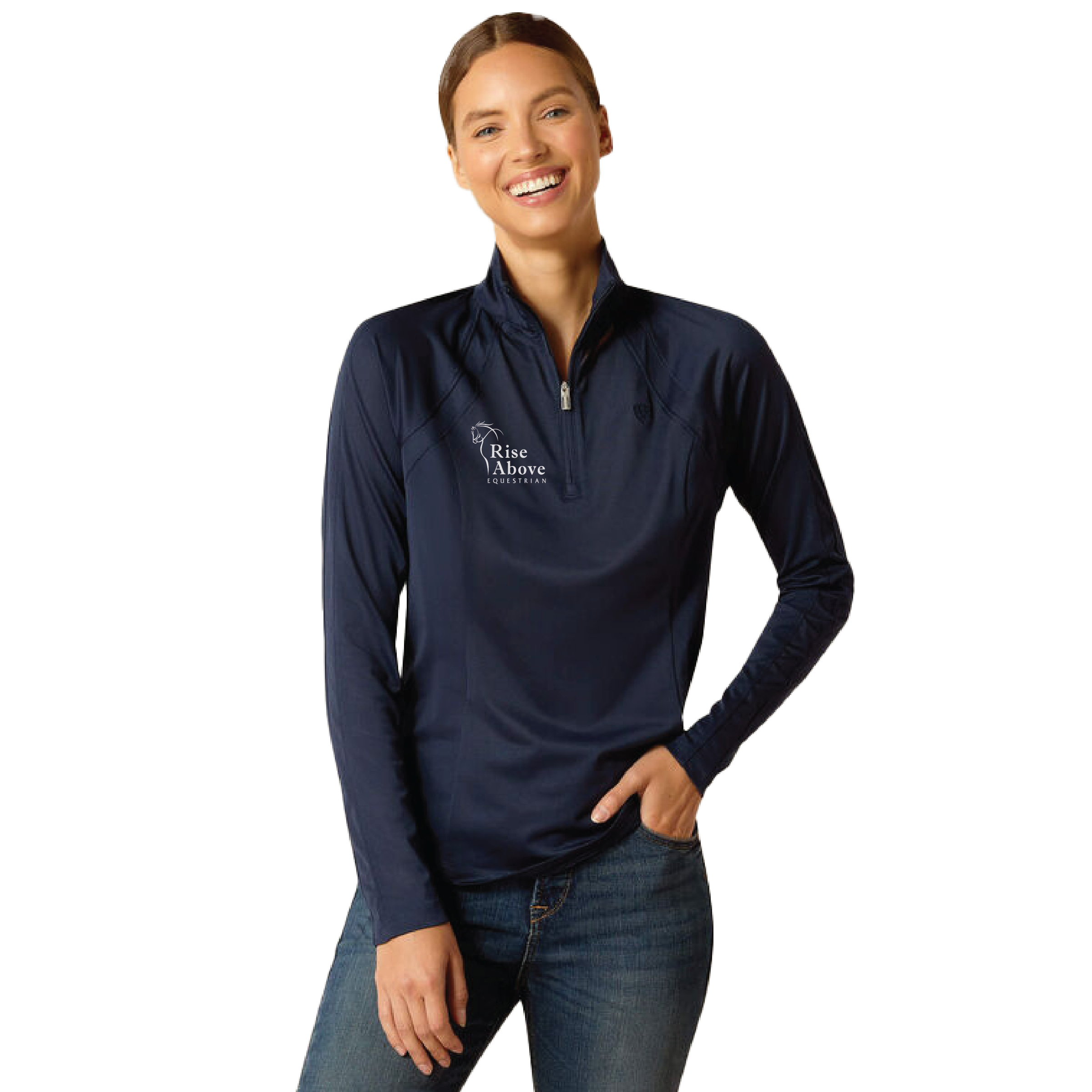Rise Above Equestrian Women's Ariat Sunstopper 1/4 Zip Baselayer