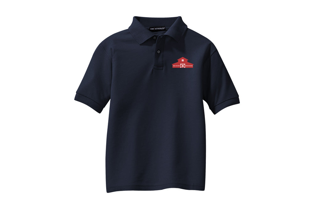 Red Barn IEA Youth Port Authority Short Sleeve Silk Touch Polo