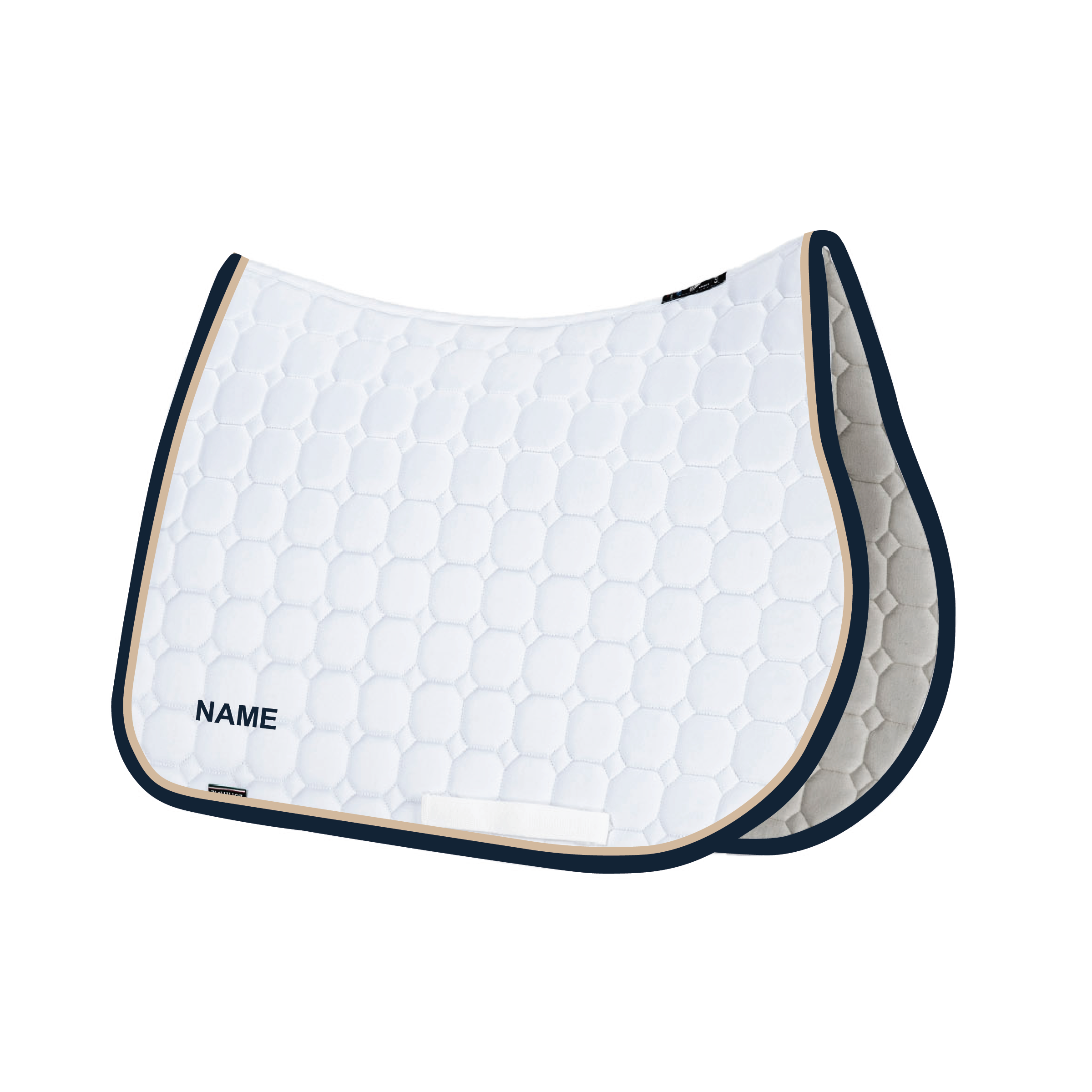 Kindlewood Equiline Custom Jumping Show Pad with Navy Trim