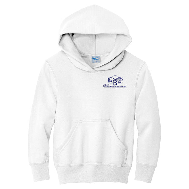 Billings Equestrian Youth Port & Company Fleece Pullover Hooded Sweatshirt
