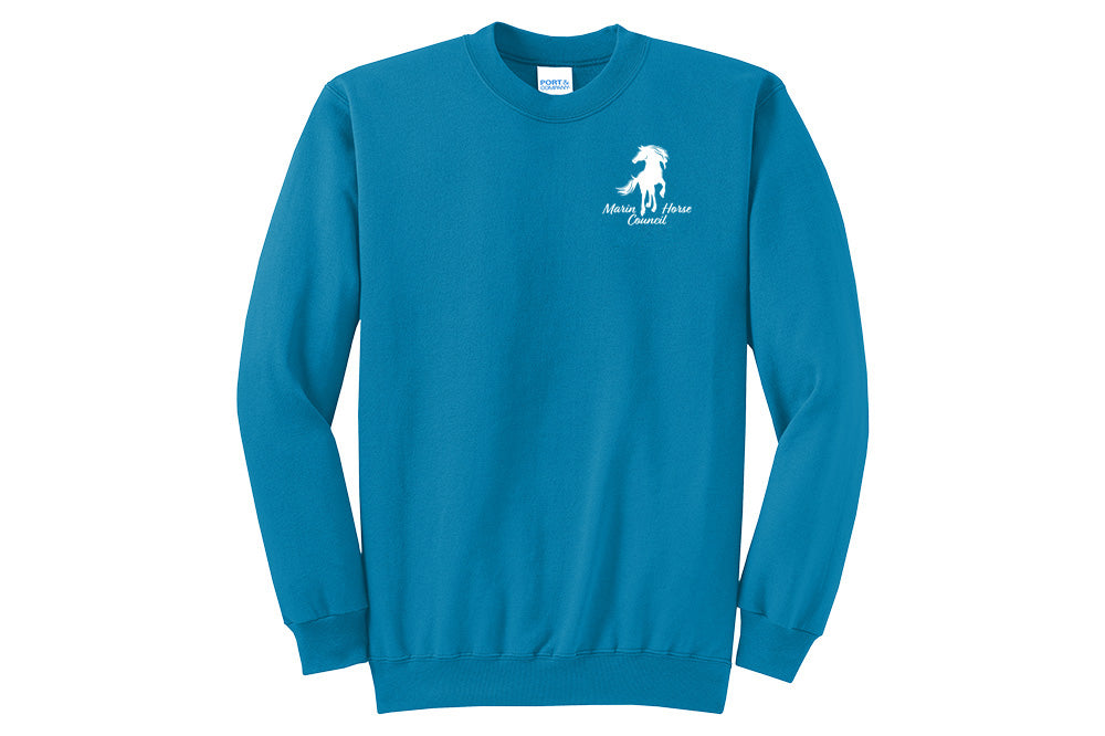 Marin Horse Council Men's Port & Company Fleece Crewneck Sweatshirt