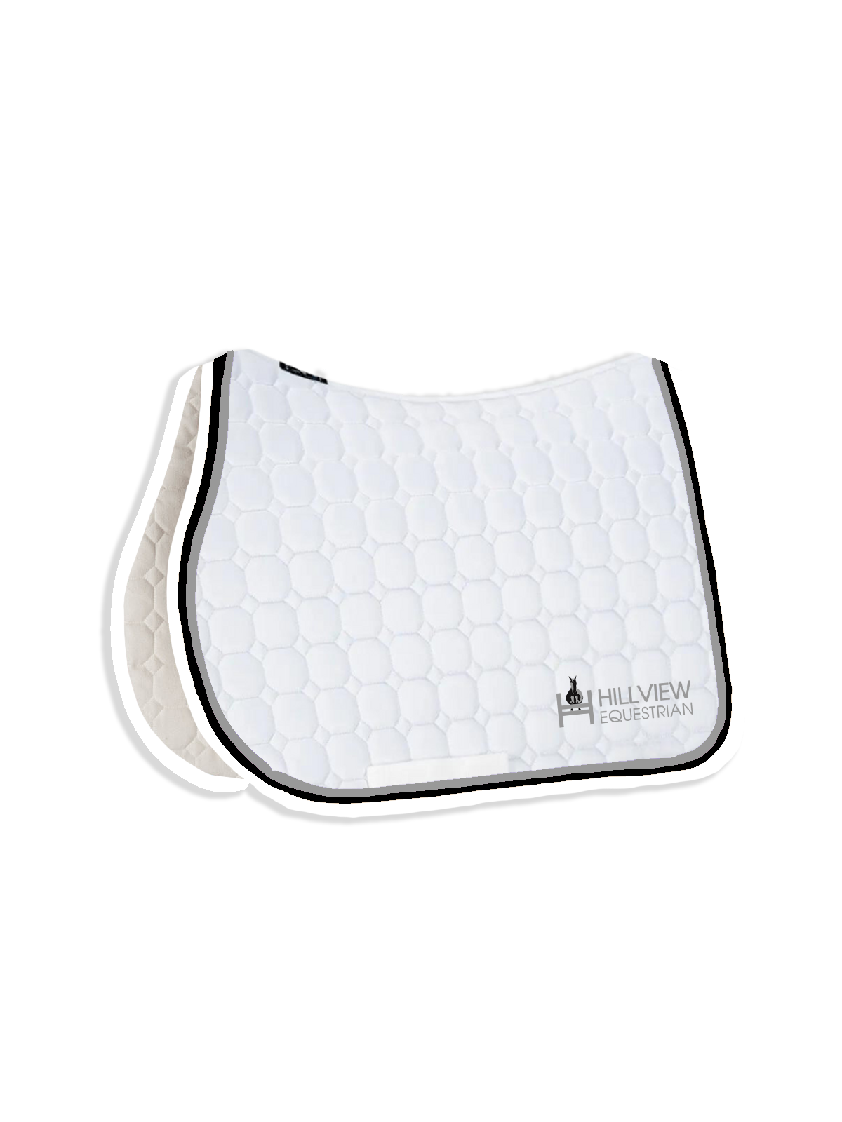 Hillview White Equiline Custom Jumping Show Pad