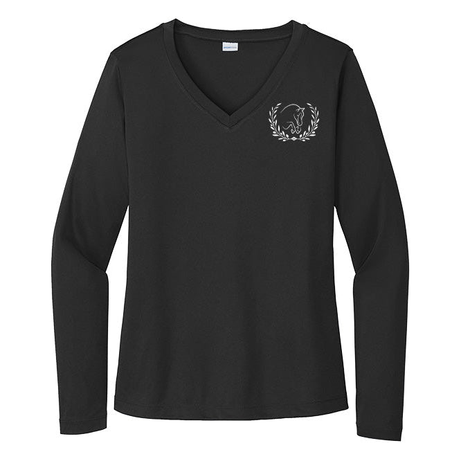 Under Contract Women's Sport-Tek PosiCharge Competitor Long Sleeve V-Neck