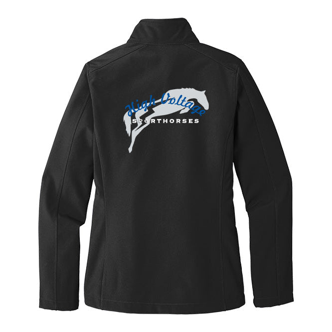 High Voltage Sporthorses Women's Port Authority Core Soft Shell Jacket