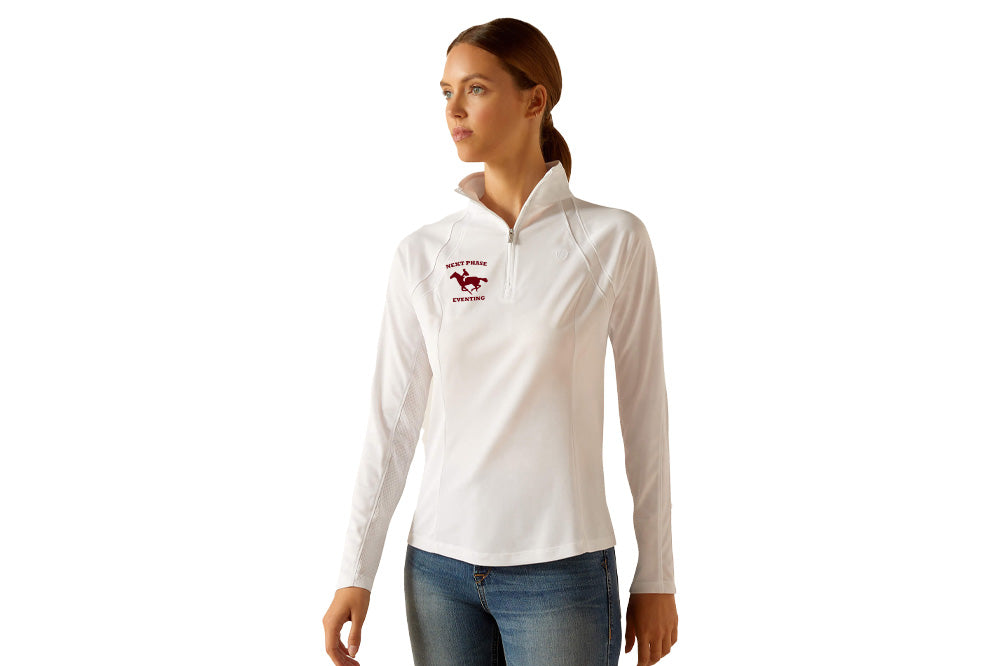 Next Phase Eventing Women's Ariat Sunstopper 1/4 Zip Baselayer