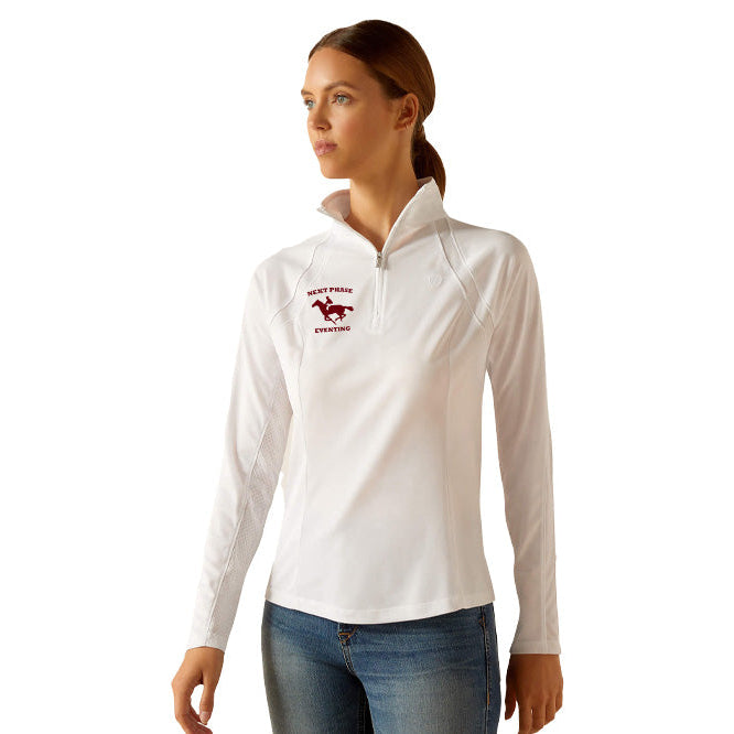 Next Phase Eventing Women's Ariat Sunstopper 1/4 Zip Baselayer