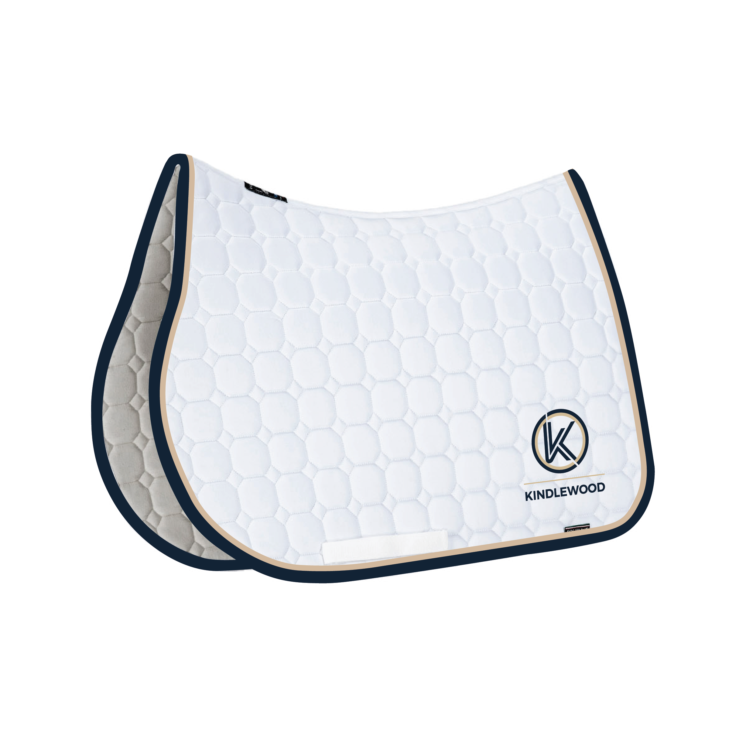 Kindlewood Equiline Custom Jumping Show Pad with Navy Trim