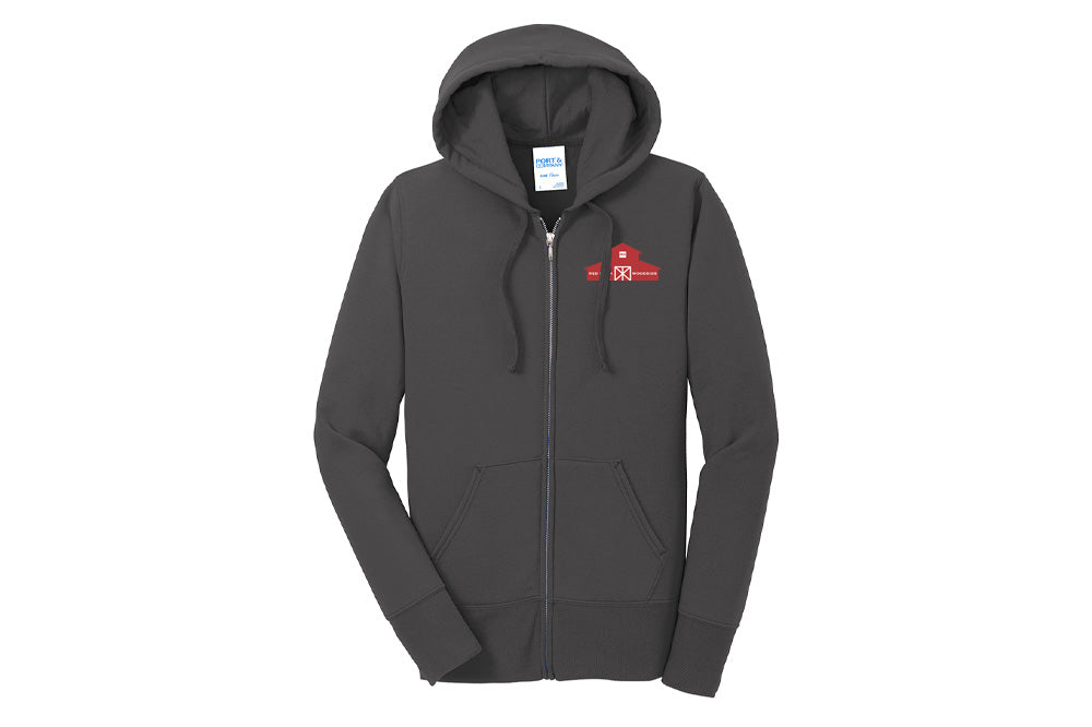 Red Barn IEA Women's Port & Company Fleece Zip-Up Hoodie