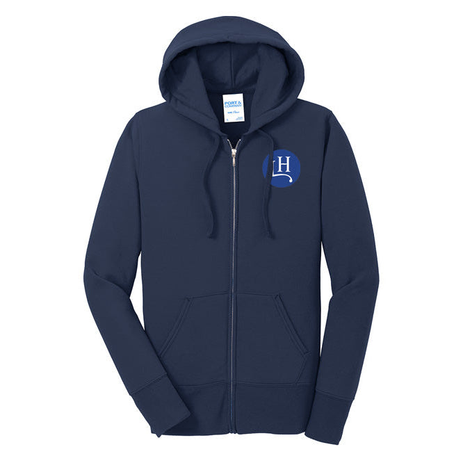Leavitt Hill Women's Port & Company Fleece Zip-Up Hoodie