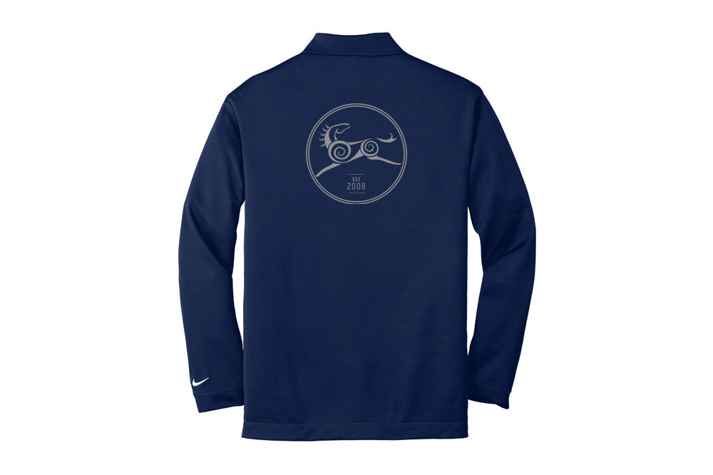 Sandhaven Men's Nike Long Sleeve Stretch Dri-FIT Polo