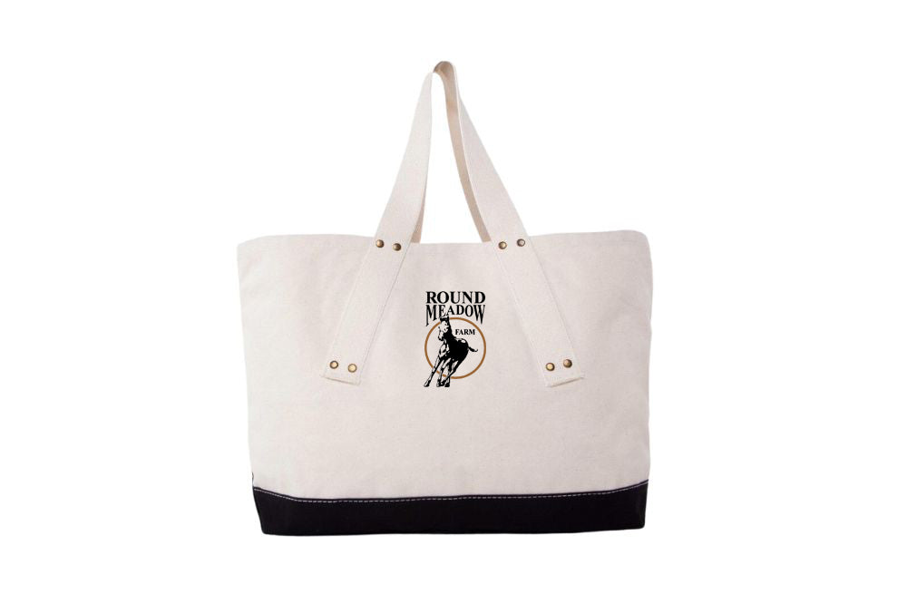 Round Meadow CB Station Grommet Tote Bag