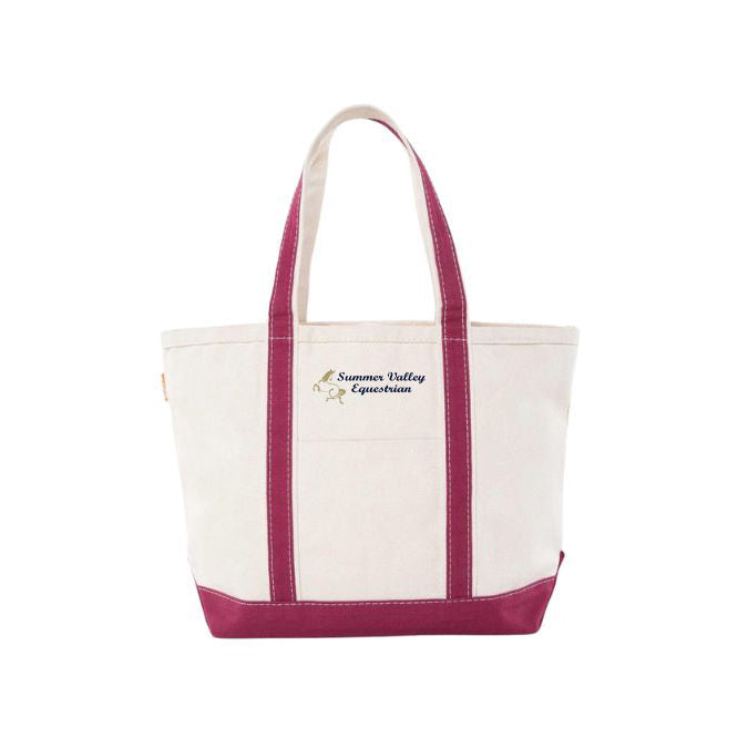 Summer Valley CB Station Medium Canvas Tote