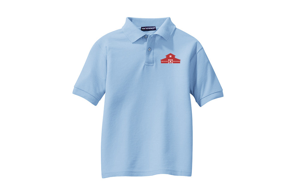 Red Barn IEA Youth Port Authority Short Sleeve Silk Touch Polo
