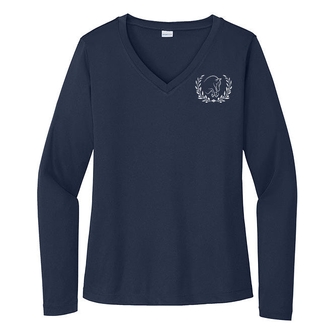 Under Contract Women's Sport-Tek PosiCharge Competitor Long Sleeve V-Neck
