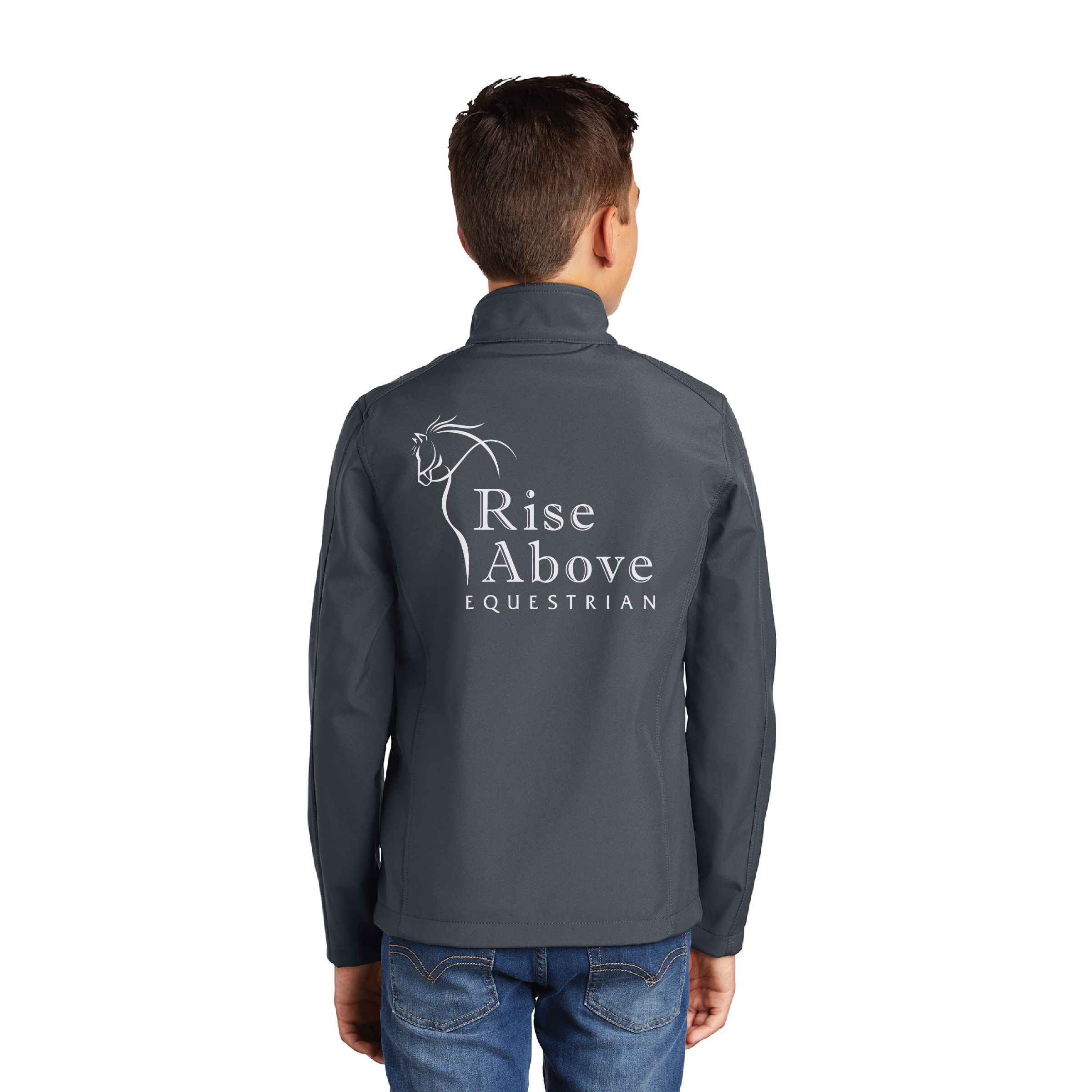 Rise Above Equestrian Youth Port Authority Core Soft Shell Jacket