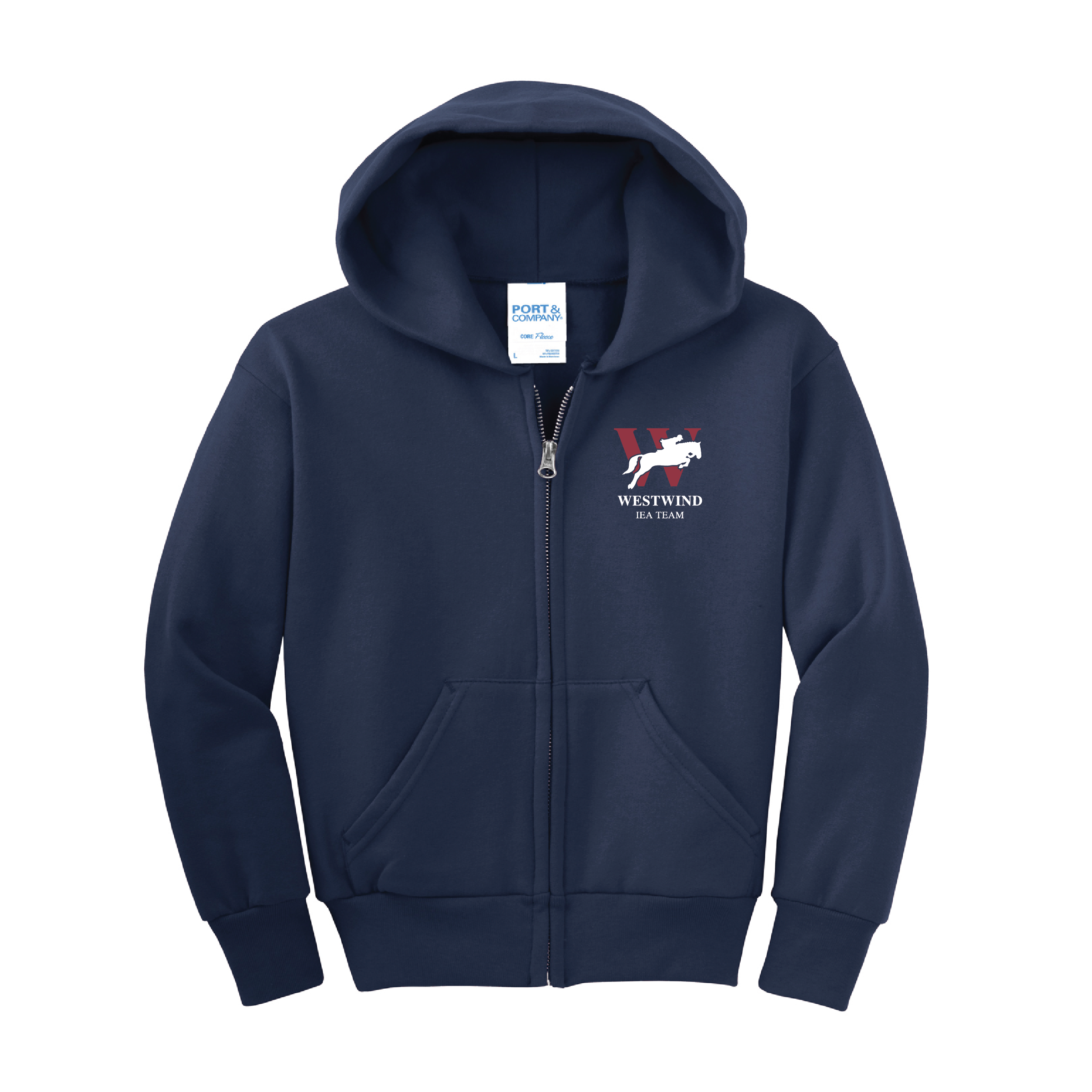 Westwind IEA Youth Port & Company Fleece Zip-Up Hoodie