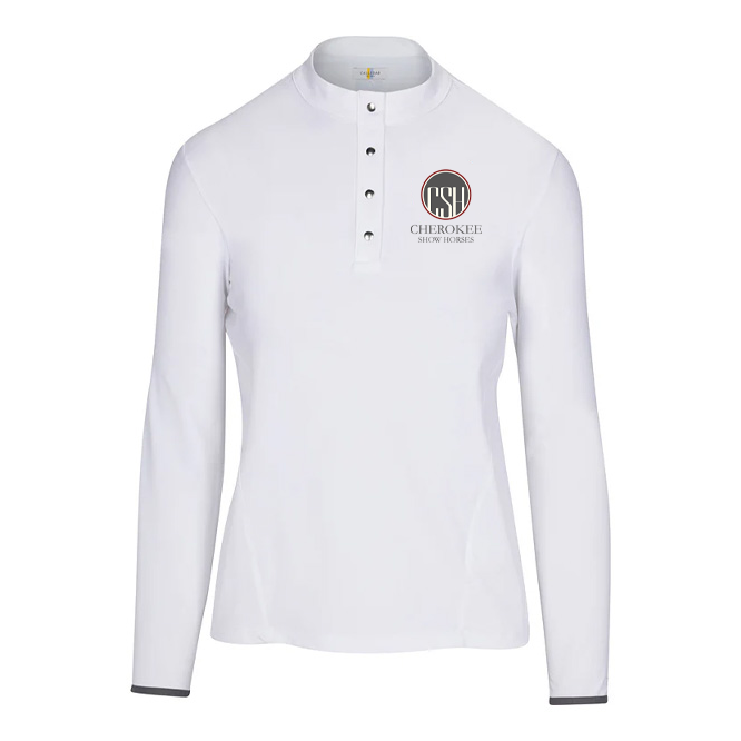 Cherokee Show Horses Women's Callidae Long Sleeve Tech Polo