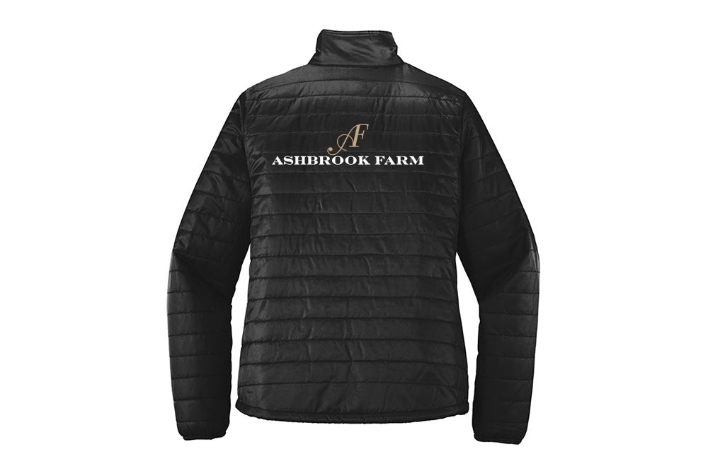 Ashbrook Farm Women's Port Authority Packable Puffy Jacket