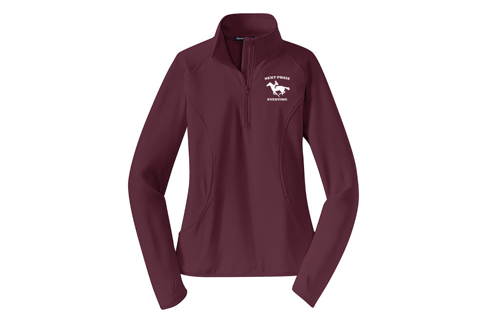 Next Phase Eventing Women's Sport-Tek Stretch 1/4 Zip Pullover