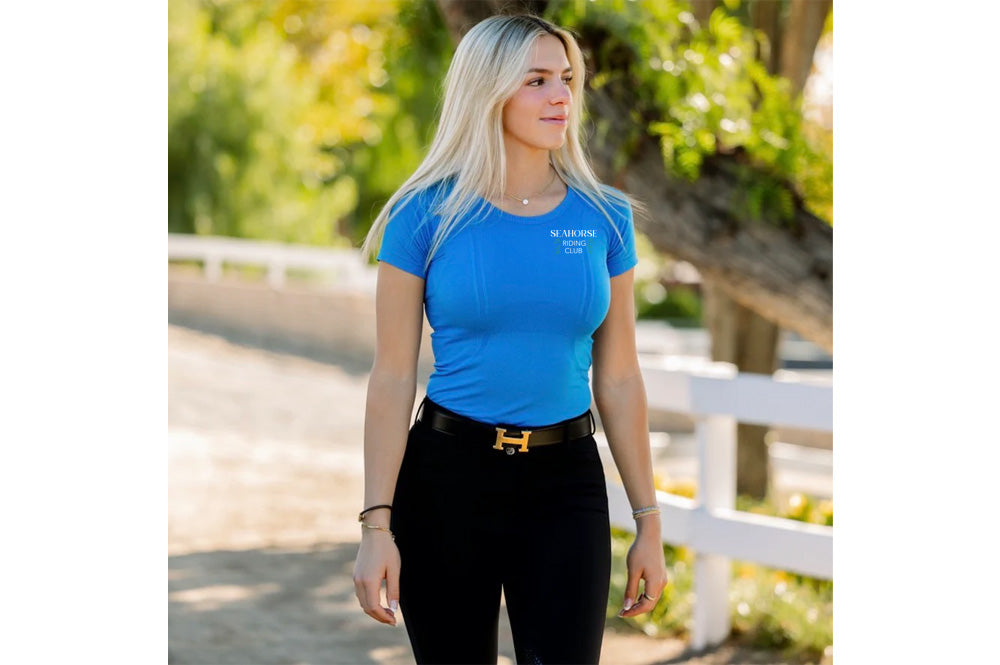 Seahorse Riding Club Women's TKEQ 'Kennedy' Seamless Short Sleeve