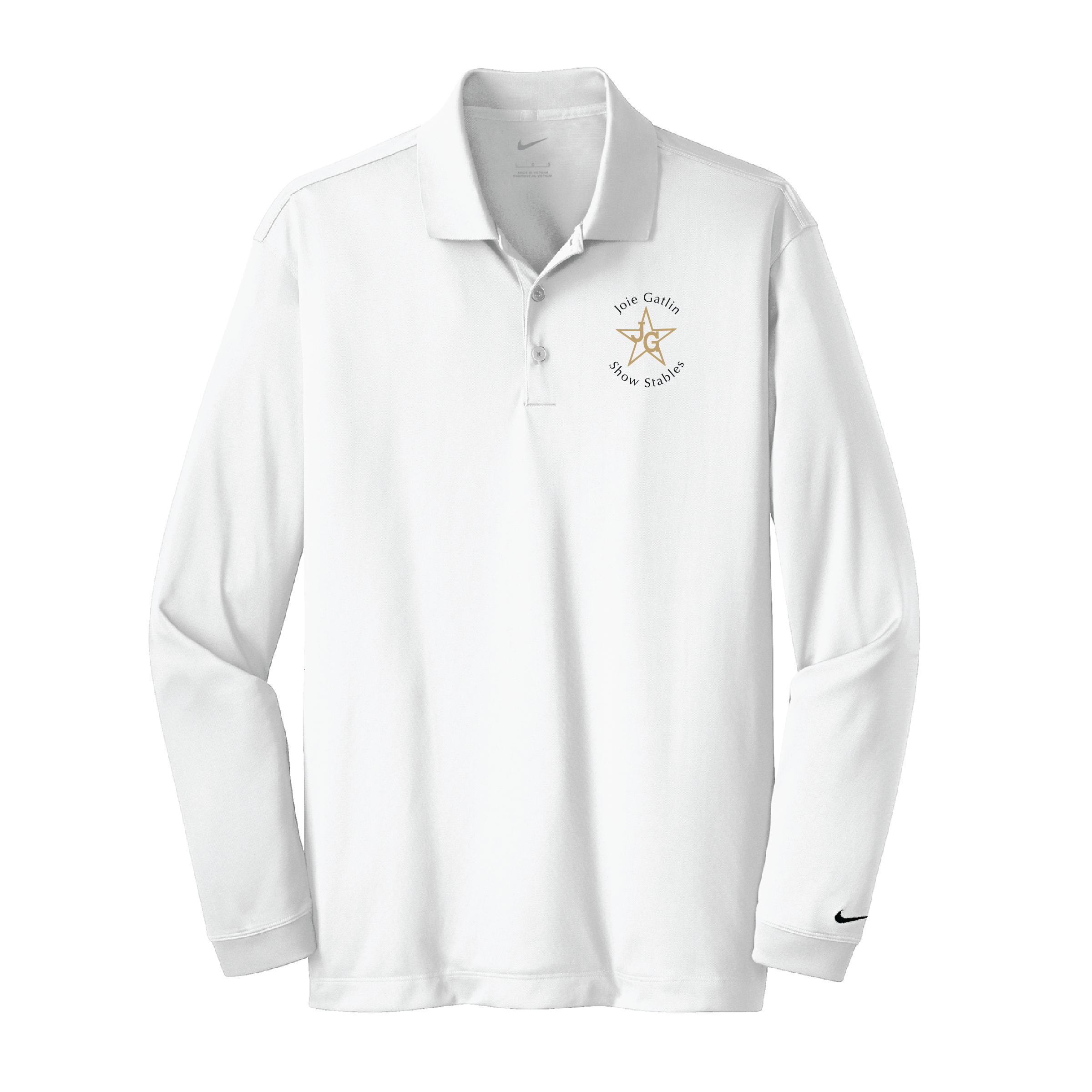 Joie Gatlin Men's Nike Long Sleeve Stretch Dri-FIT Polo