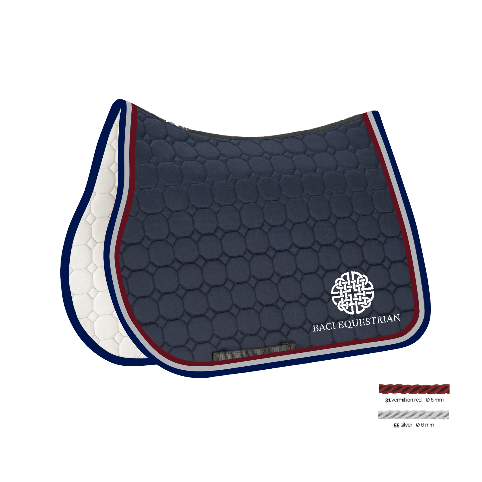 Baci Equestrian Equiline Custom Jumping Show Pad