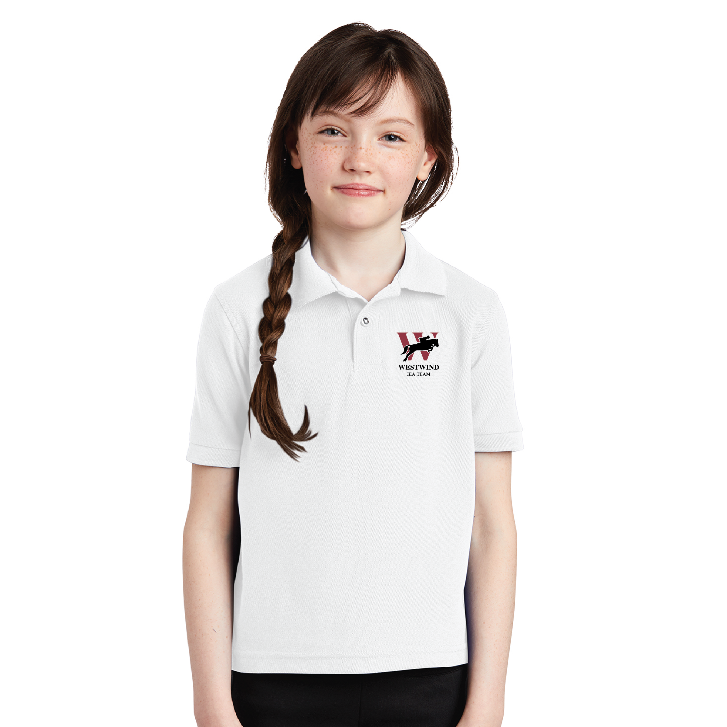 Westwind IEA Youth Port Authority Short Sleeve Silk Touch Polo