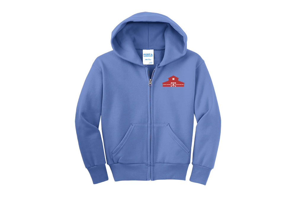 Red Barn IEA Youth Port & Company Fleece Zip-Up Hoodie