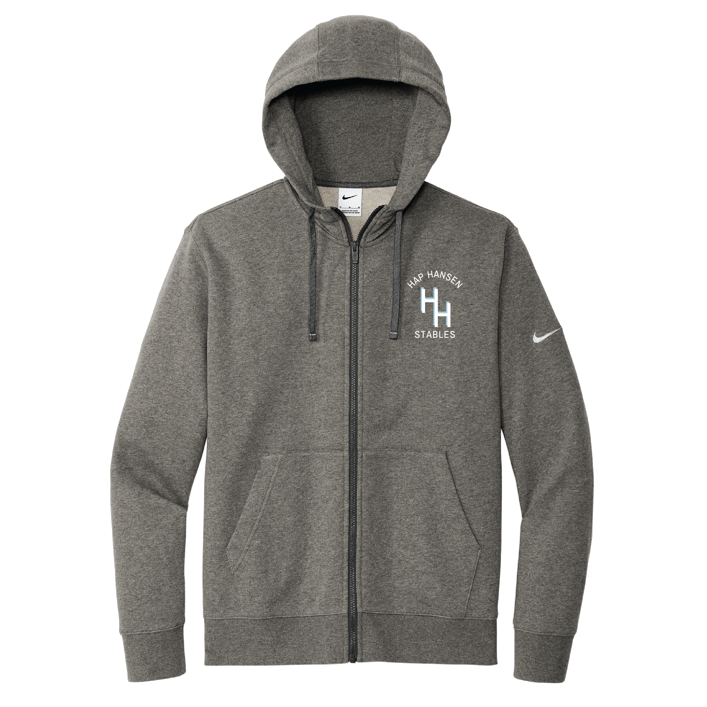 Hap Hansen Stables Men's Nike Club Fleece Full-Zip Hoodie