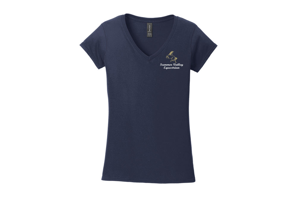 Summer Valley Equestrian Women's Softstyle V-Neck T-Shirt