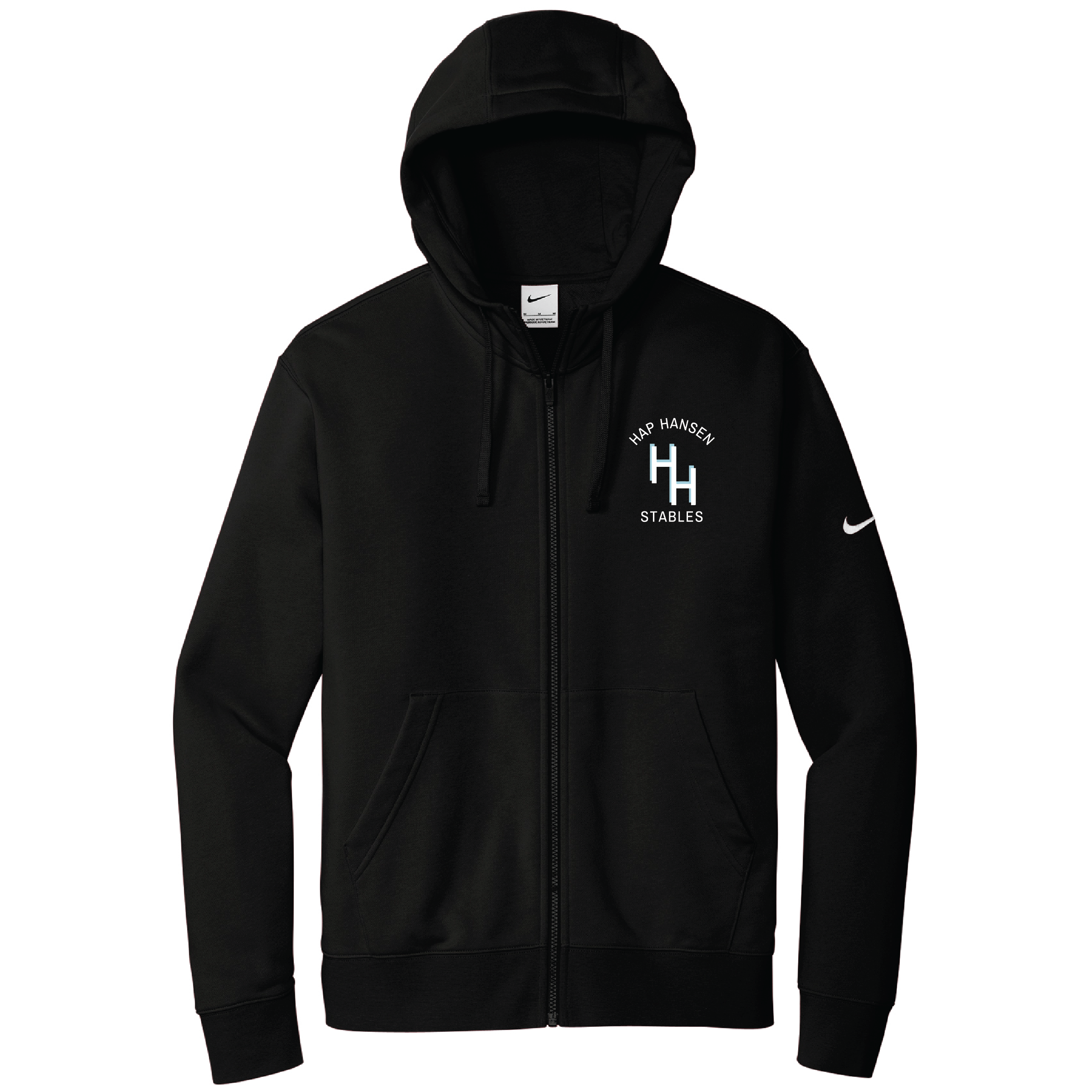 Hap Hansen Stables Men's Nike Club Fleece Full-Zip Hoodie