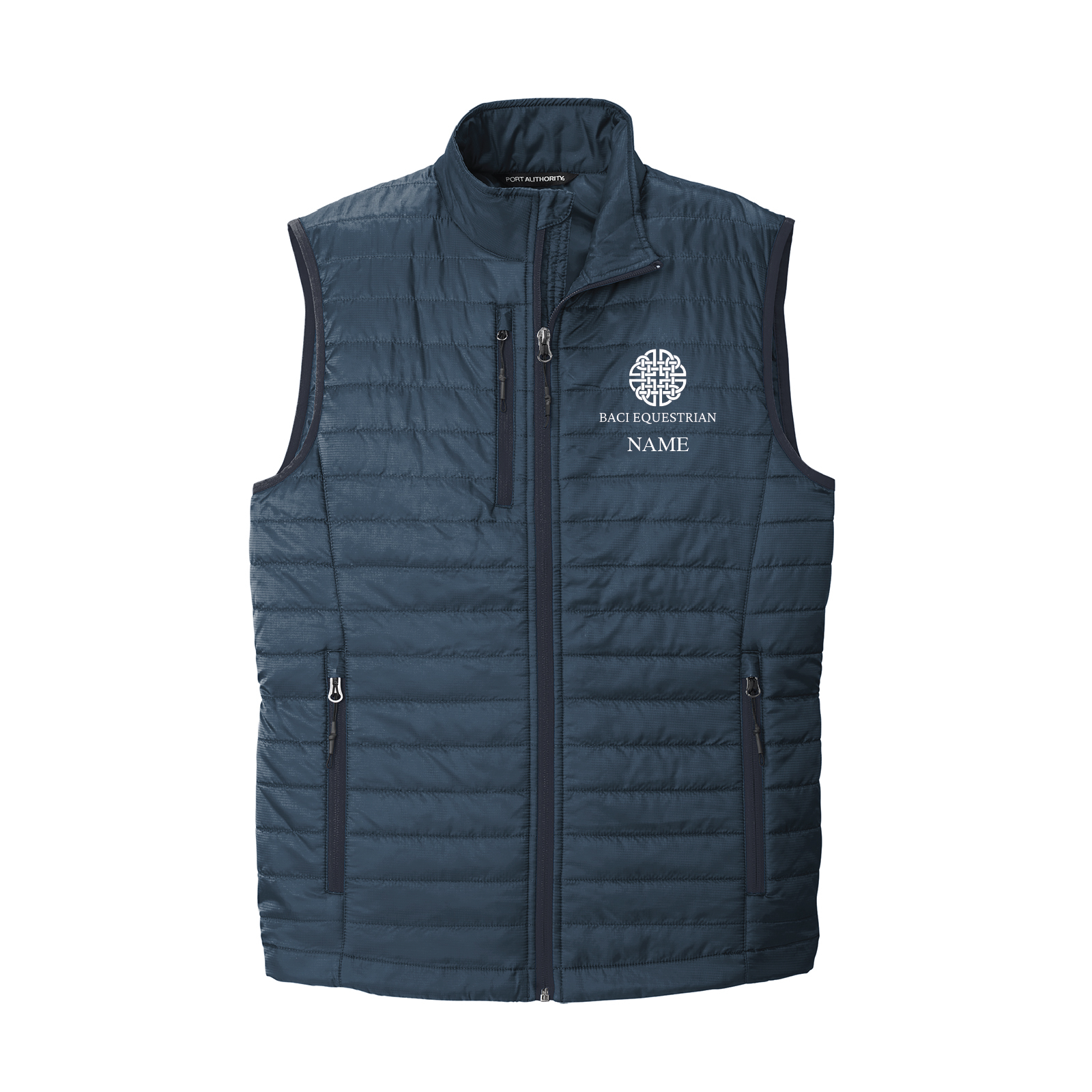 Baci Equestrian Men's Port Authority Packable Puffy Vest