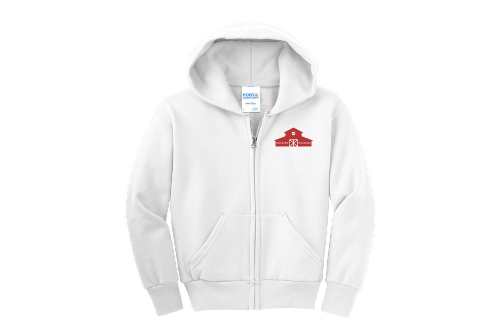 Red Barn IEA Youth Port & Company Fleece Zip-Up Hoodie