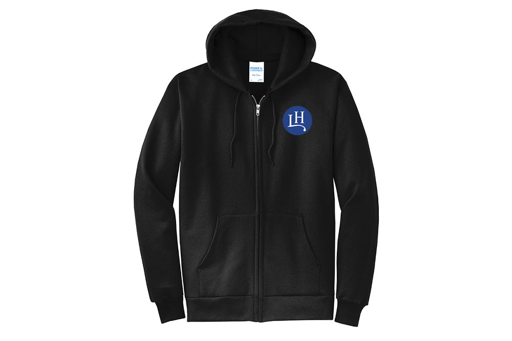 Leavitt Hill Men's Port & Company Fleece Zip-Up Hoodie