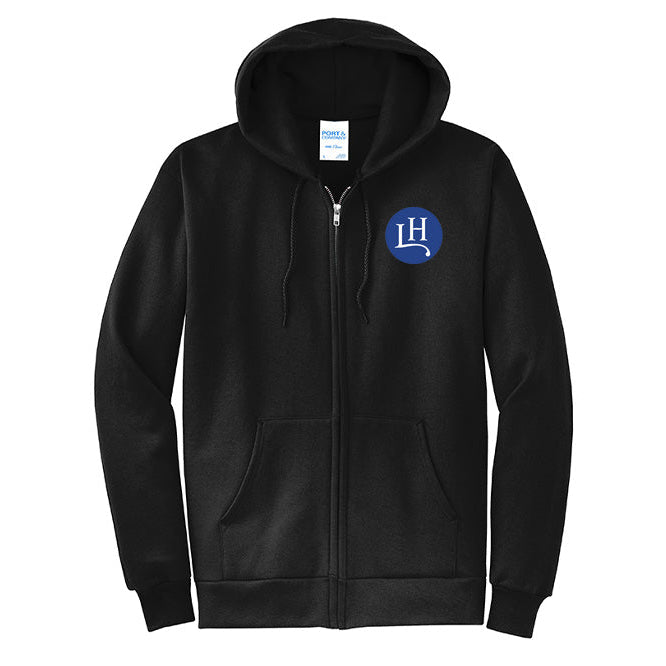Leavitt Hill Men's Port & Company Fleece Zip-Up Hoodie