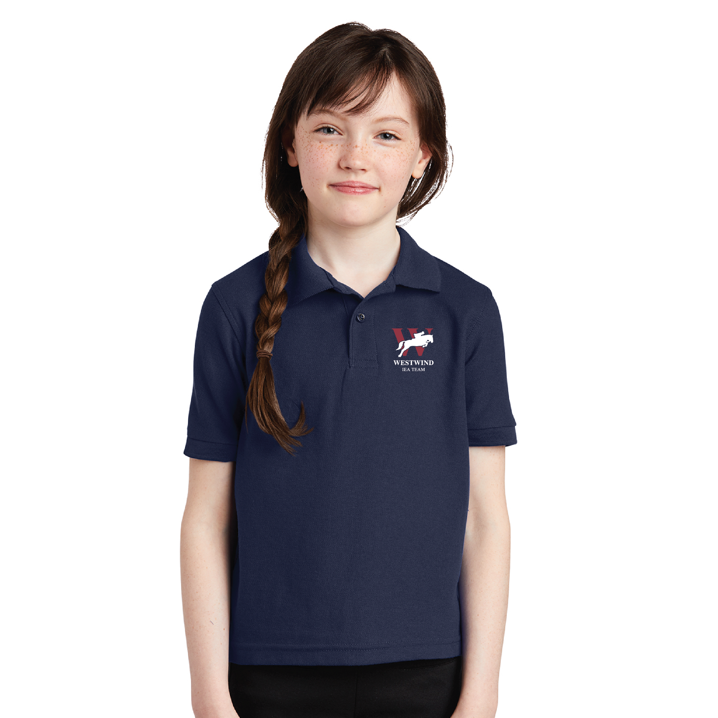 Westwind IEA Youth Port Authority Short Sleeve Silk Touch Polo