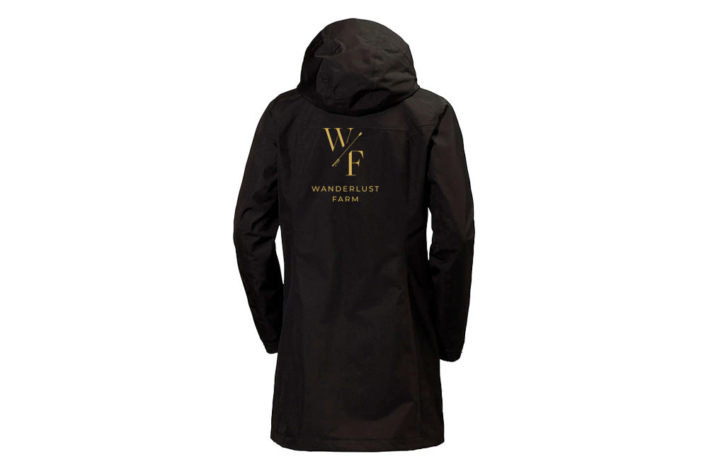 Wanderlust Farm Women's Helly Hansen Long Aden Rain Jacket