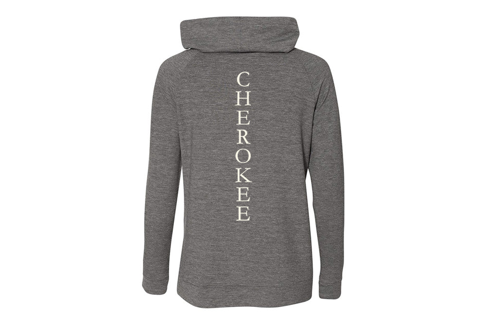 Women's Fleece Faux-Cashmere Funnel Neck Sweatshirt