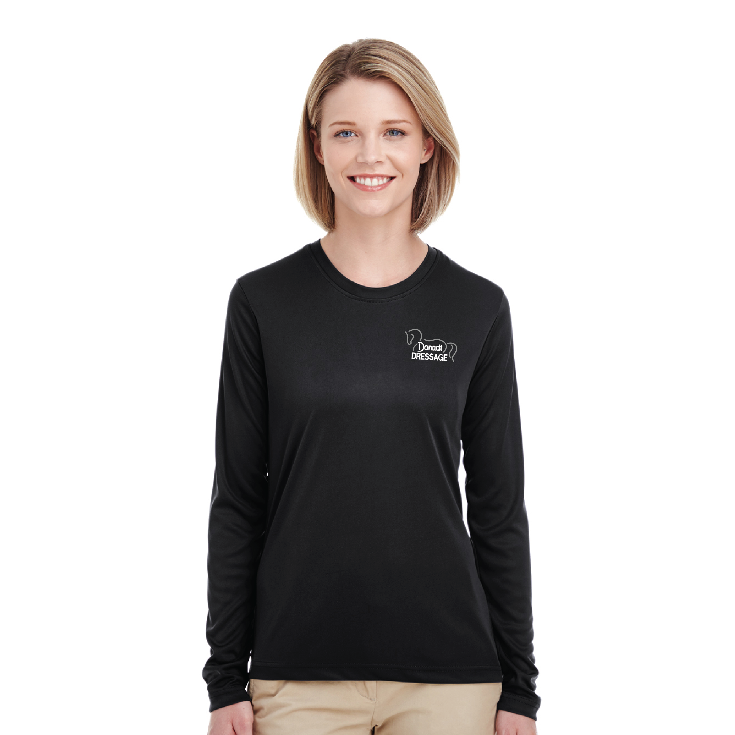 Donadt Dressage Women's Cool & Dry Sport Performance Long Sleeve Tee