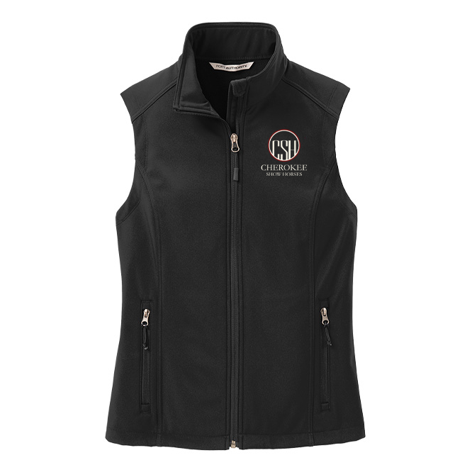 Cherokee Show Horses Women's Port Authority Core Soft Shell Vest