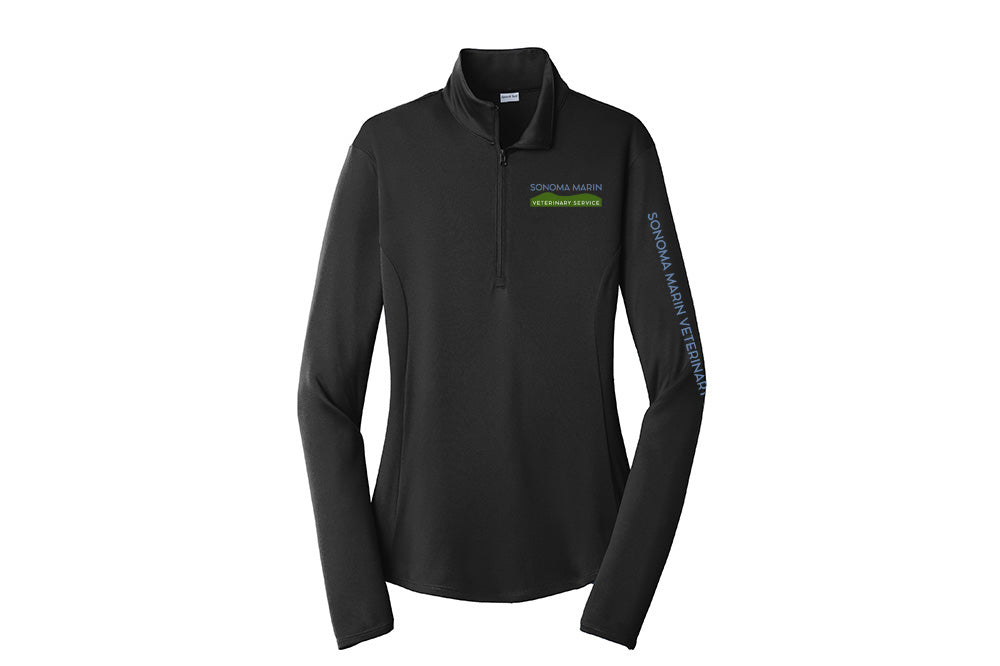 Sonoma Marin Vet Women's Sport-Tek PosiCharge 1/4 Zip Sunshirt