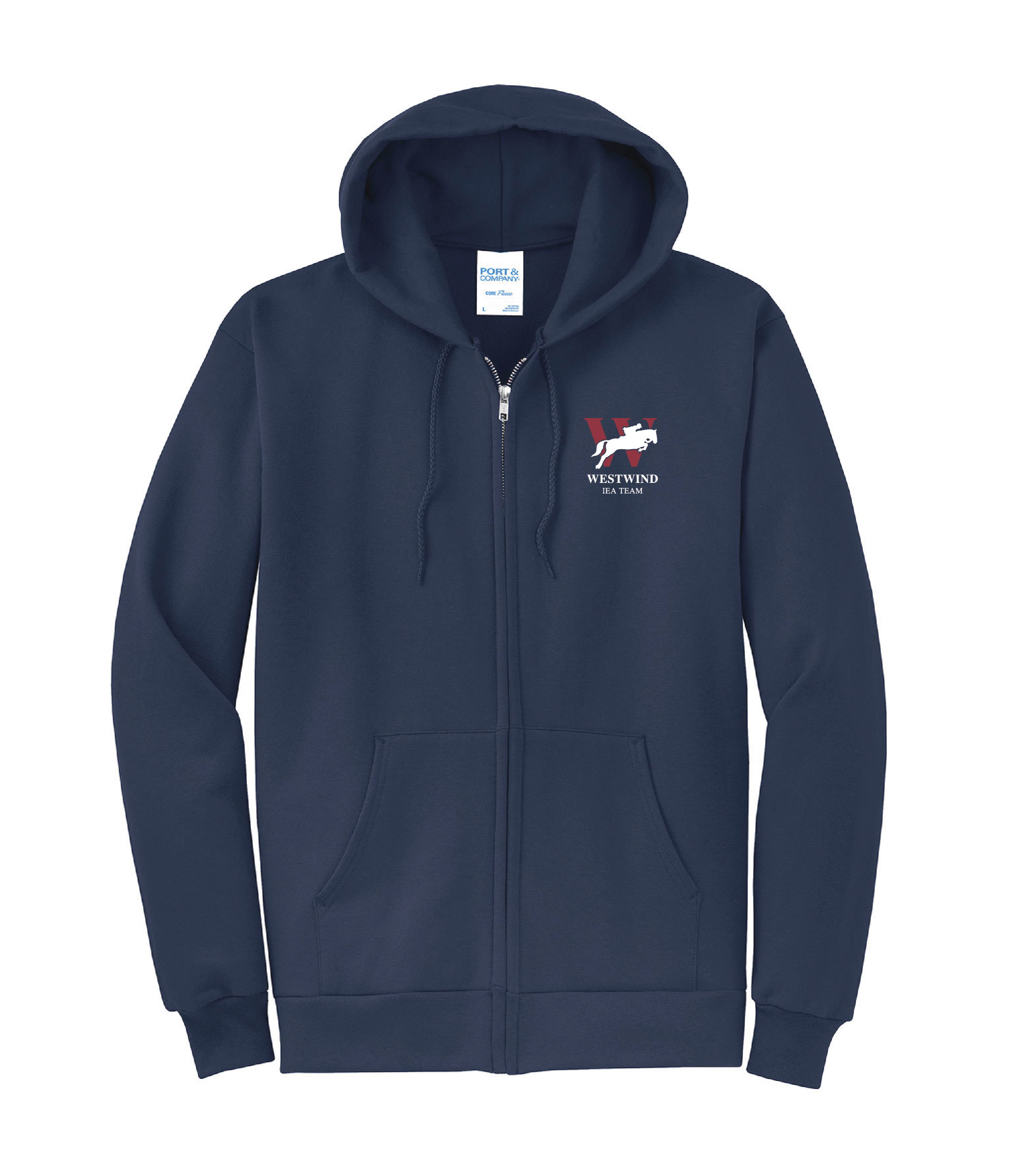 Westwind IEA Men's Port & Company Fleece Zip-Up Hoodie