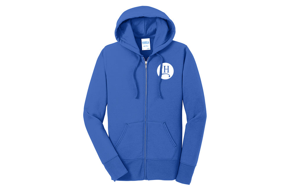 Leavitt Hill Women's Port & Company Fleece Zip-Up Hoodie